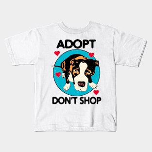 Adopt Don't Shop - For Dog Lovers Kids T-Shirt